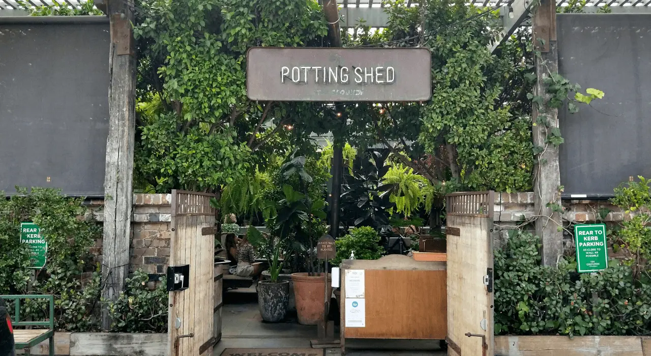 The Grounds of Alexandria potting shed