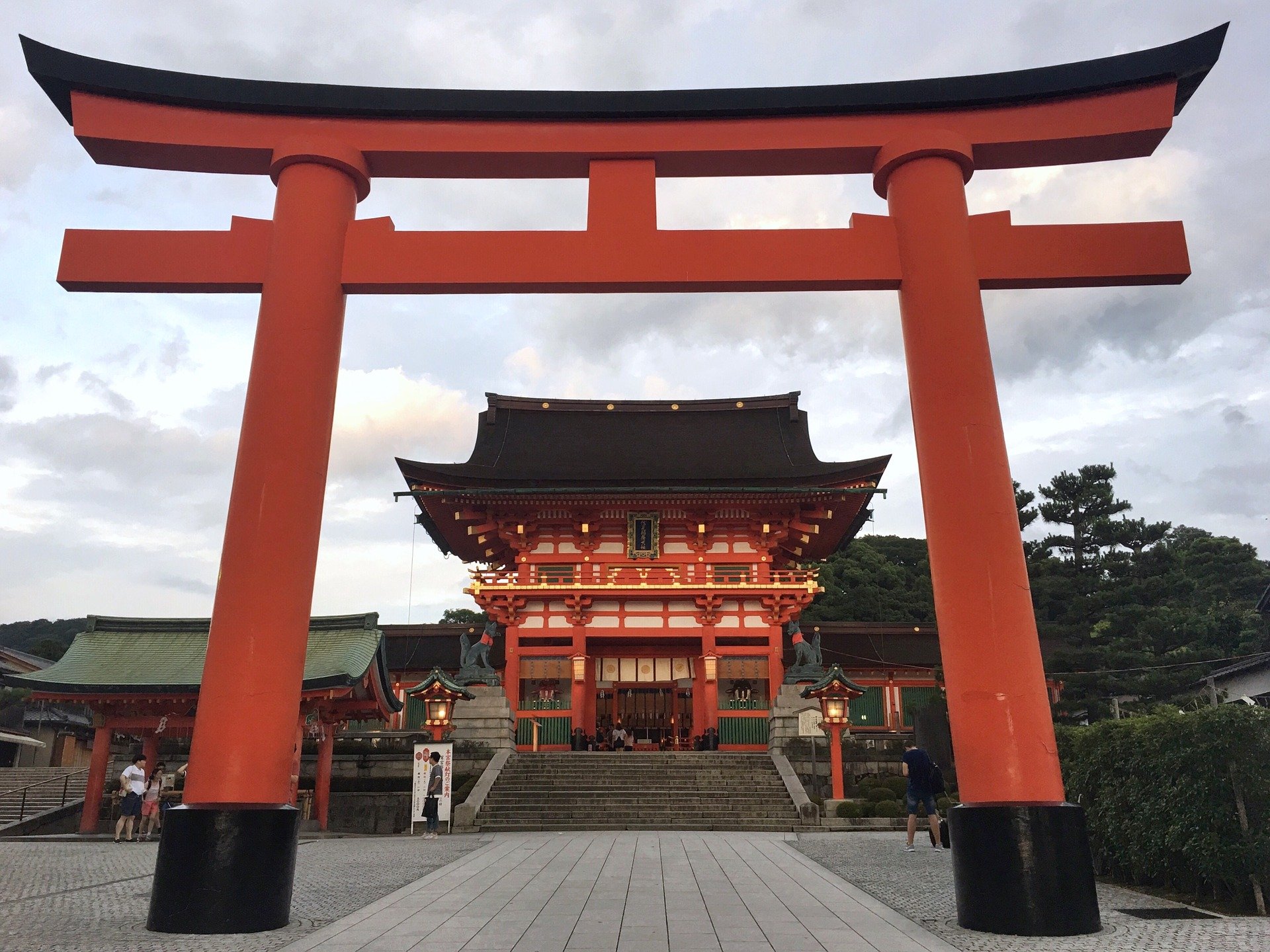 Храм японский в Осаке