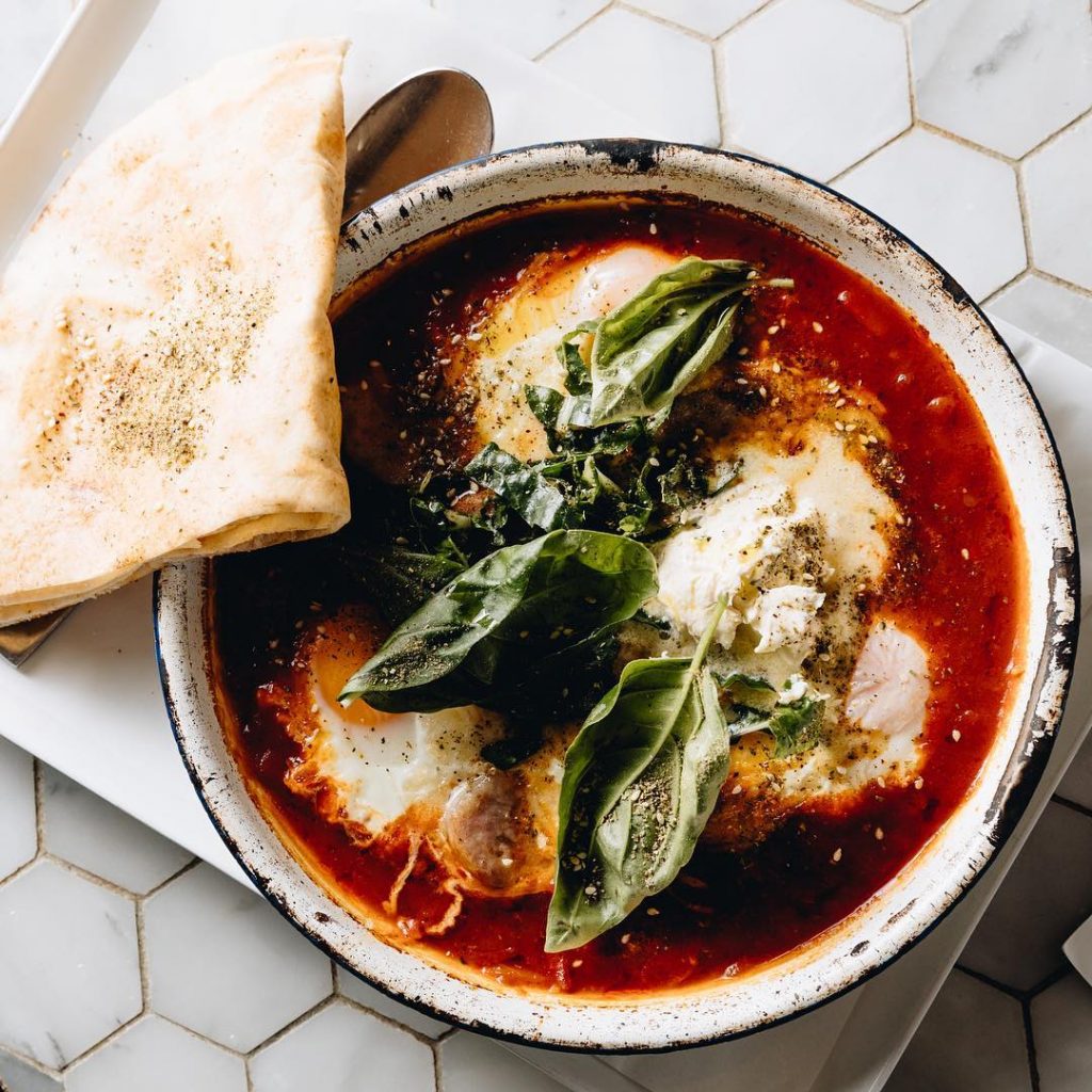 Bowery to Williamsburg, Shakshuka baked eggs