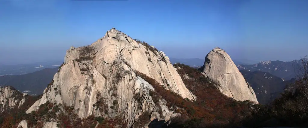 Mt. Bukhansan in Bukhansan National Park  