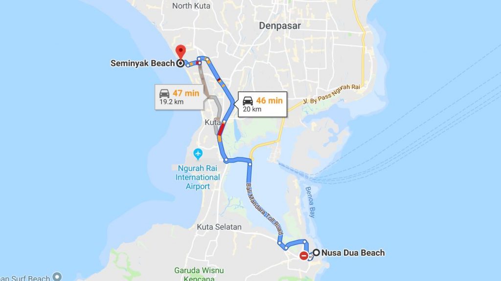 Nusa Dua to Seminyak